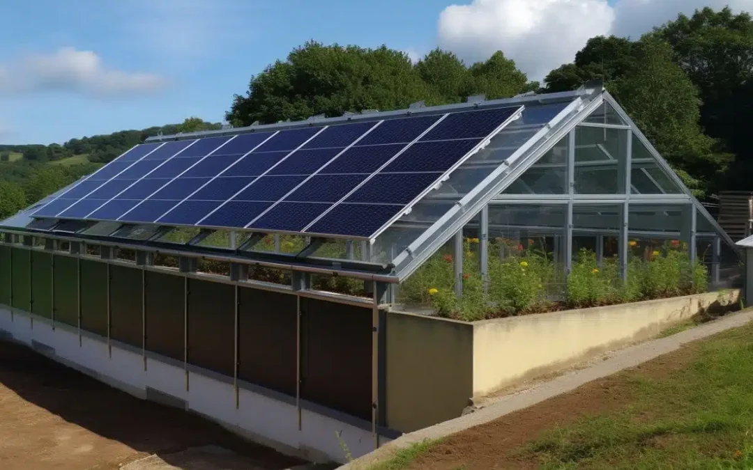 Serre photovoltaïque: lier énergie verte et agriculture