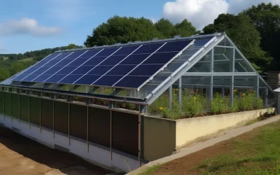 Serre photovoltaïque: lier énergie verte et agriculture