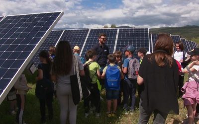 « Je sais enfin comment les panneaux solaires fonctionnent ! » : des enfants visitent la plus grande centrale photovoltaïque avec stockage de Corse